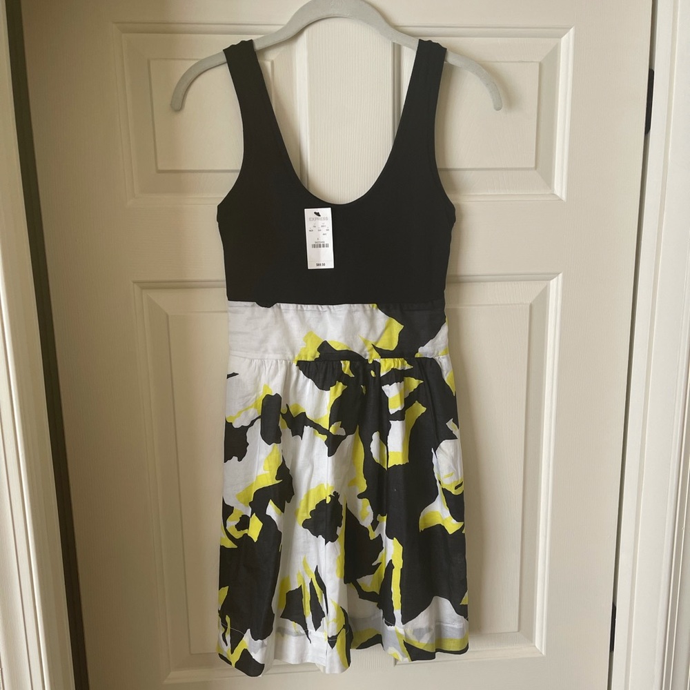 Express multi-colored dress